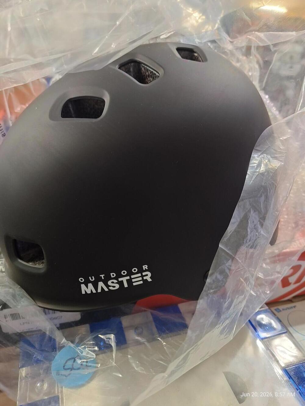 Outdoor Master sport helmet-size Large Black